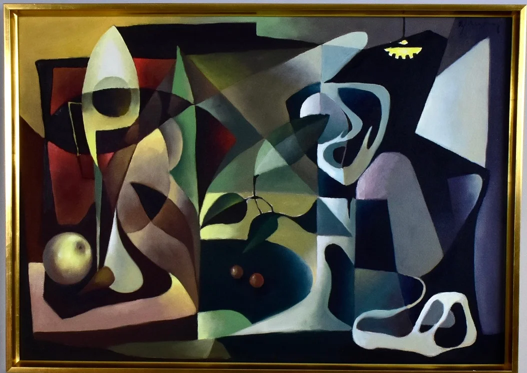 SVEN JOHANSSON. Olja på pannå. — Paintings — Halmstads Auktionskammare