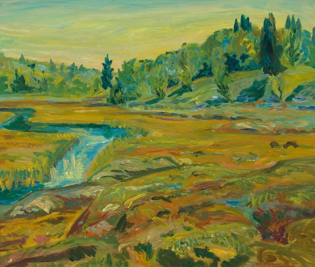 Midelfart, Willi — "Høst innover myrene - Åserud, Aurdal" 1944