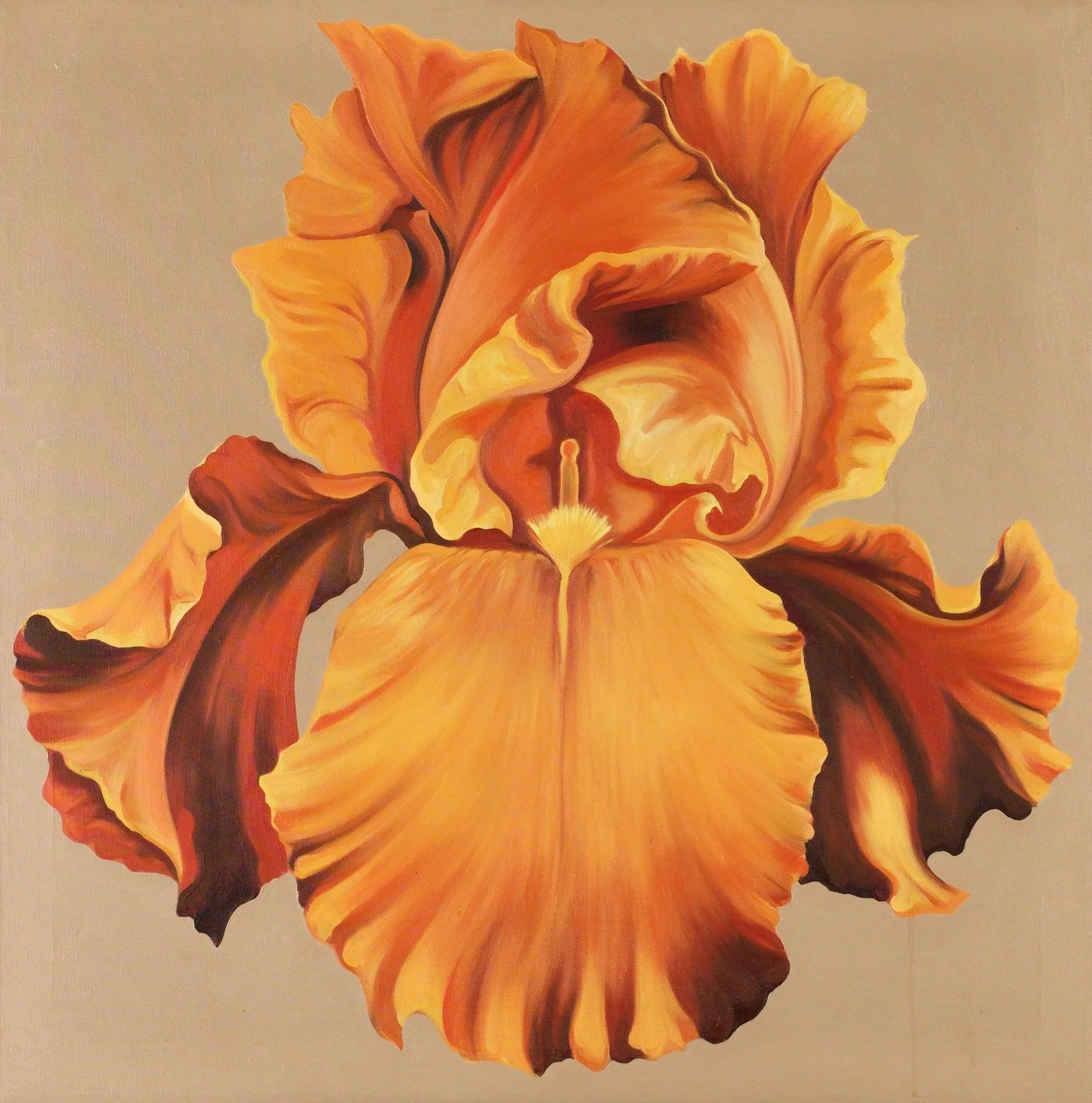 Lowell Nesbitt, "Gold iris". — Bukowskis