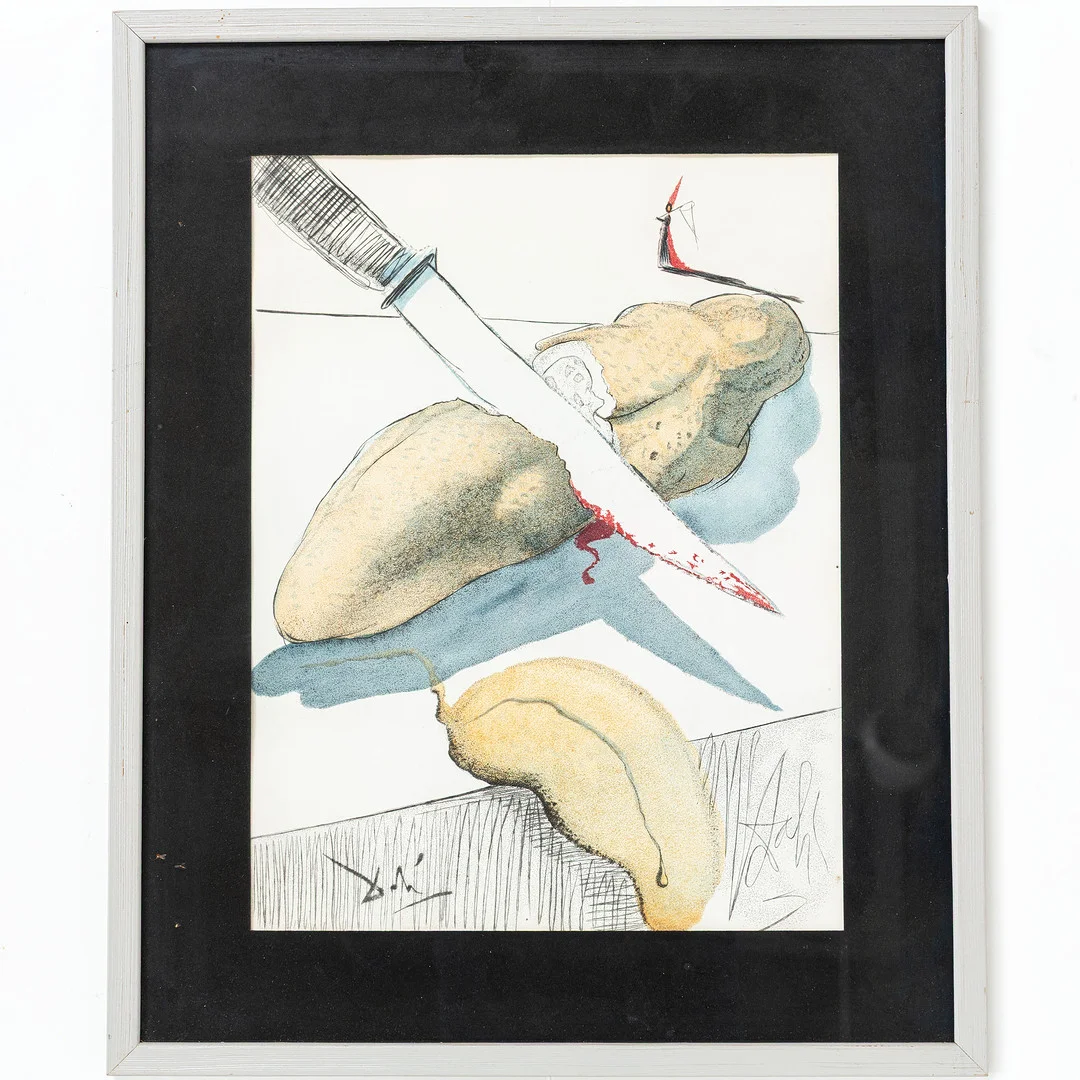 SALVADOR DALÍ. färgillustration ur ”Dalí illustre Casanova”, 1967. — Engravings & Prints — Handelslagret Auktionsservice