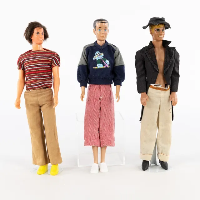 BARBIEDOCKOR, 3 st, Ken, Mattel.
