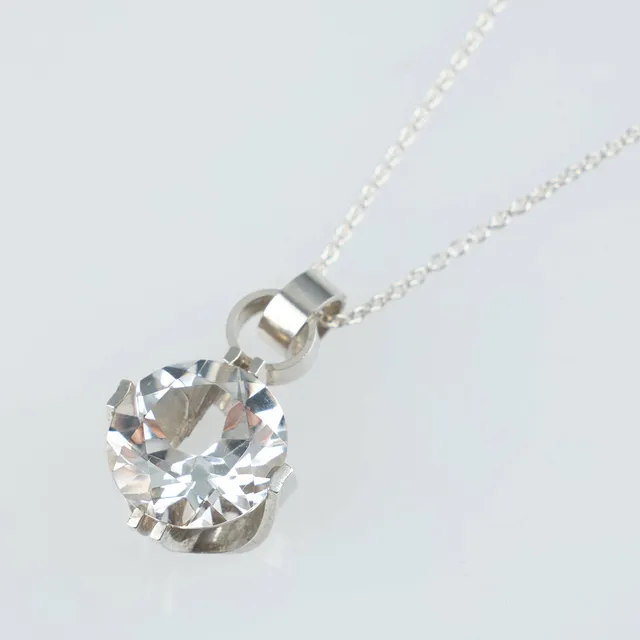 ELIS KAUPPI. Hänge, 925 silver, bergkristall, Kupittaan Kulta.