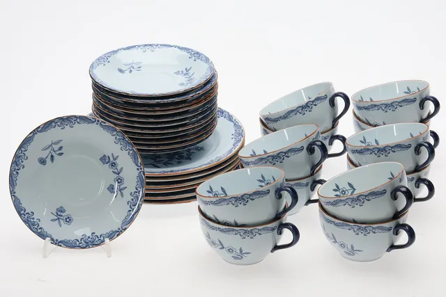NILS EMIL LUNDSTRÖM. KAFFESERVIS, 30 delar, porslin "Ostindia", Rörstrand.
