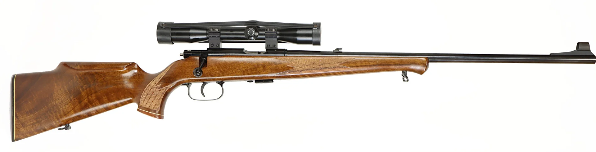 KULGEVÄR, fabrikat Anschutz, modell 1710, kaliber .22LR, tillv.nr 1366301, se-nr SE014897. — Rifles — Walter Borg