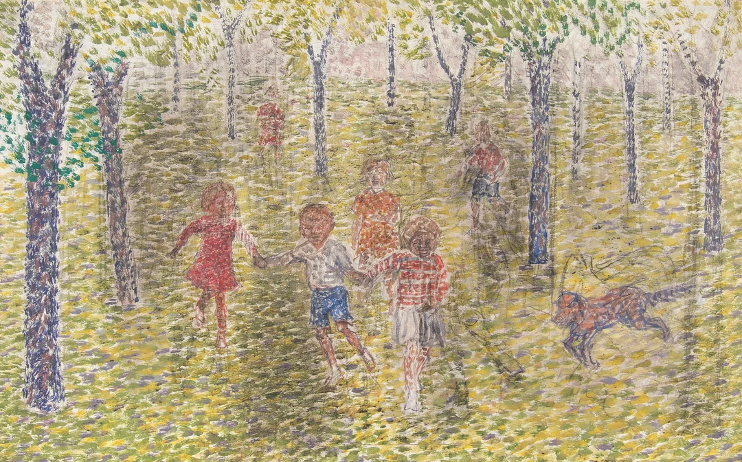 Blohm, Roy — Lekende barn — Kunst/Maleri — Blomqvist