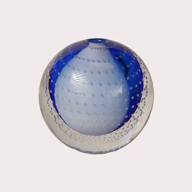ERIKA LAGERBIELKE. Vas, glas med dekor av bubblor, "Borealis", limiterad upplaga nr 271/499, signerad Orrefors 2001.