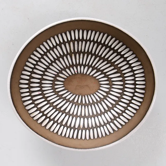 INGRID ATTERBERG. Skål, "Negro", Upsaka Ekeby, 1953-1958.
