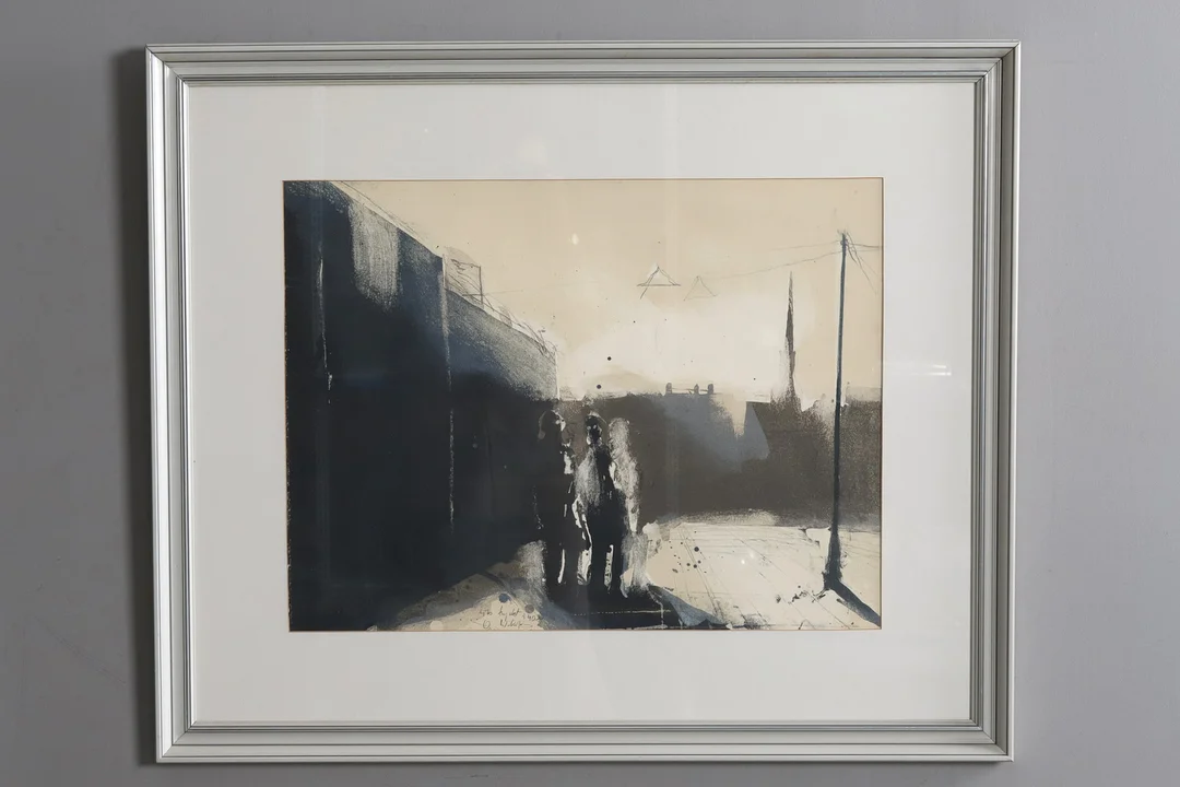 ÖRJAN WIKSTRÖM. Färglitografi, signerad, tryckt i 40 ex. — Engravings & Prints — Örebro Stadsauktioner
