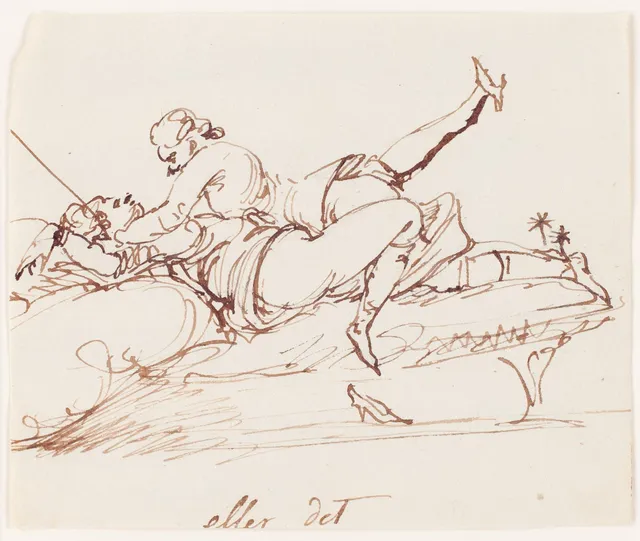 Carl August Ehrensvärd, Erotisk scen.