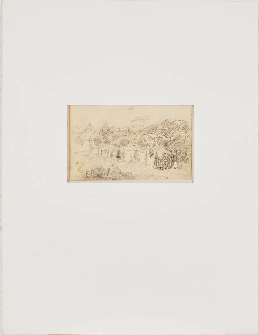 CARL KYLBERG. "Väg vid Helsingör". — Drawings — Stockholms Auktionsverk Magasin 5