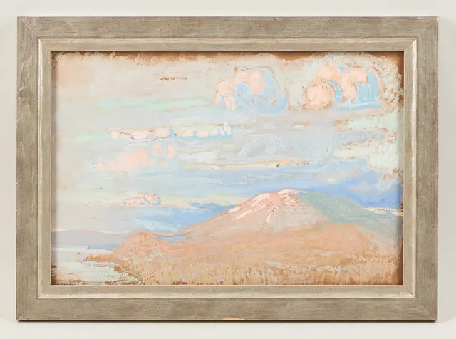 LENNART SEGERSTRÅLE. Från Lappland, signerad samt daterad 1914, gouache.