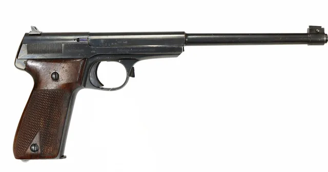 PISTOL, Halvautomatisk, fabrikat Walther Zella Mehlis, modell 1926 Olympia, kaliber .22LR, tillv.nr 2155, se-nr SE0210314.