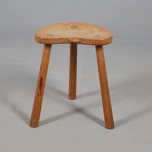 ROBERT THOMPSON OF KILBURN - 'MOUSEMAN' STOOL.