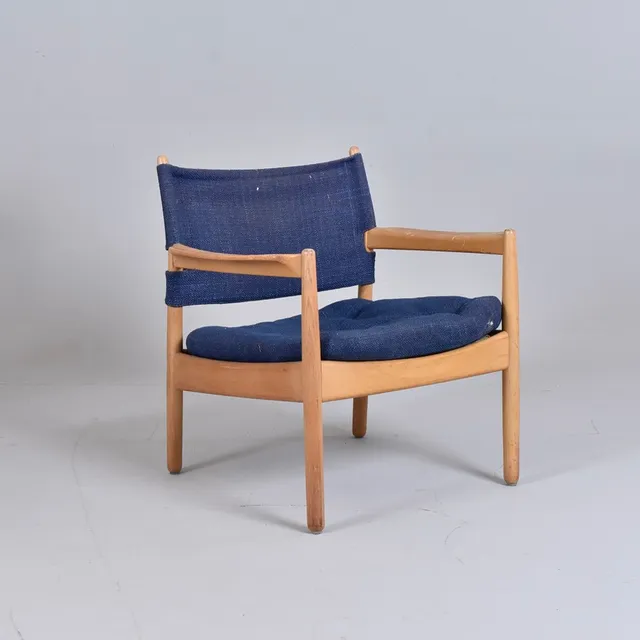 GUNNAR MYRSTRAND. Fåtölj för Källemo möbelfabrik i Vaggeryd. Modellen formgiven 1960.