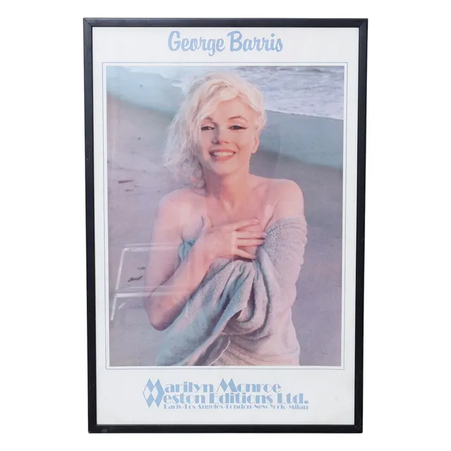GEORGE BARRIS. Marilyn Monroe, affisch, 1900-tal.