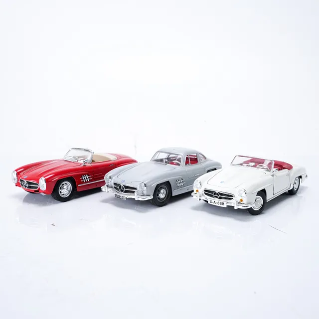 MERCEDES BENZ, modellbilar, 3 st.