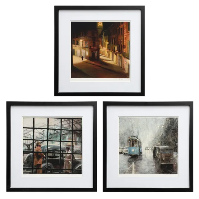 MATS ÅKERMAN. PIGMENT PRINTS, 3 ST, "GRÅT EJ", "FRÅGAN", "GOJ NÄSTA", SIGNERADE NUMRERADE 37/60 OCH DATERADE 2013.