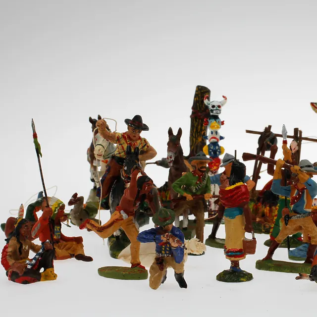 DIVERSE ELASTOLINFIGURER, 1900-tal.