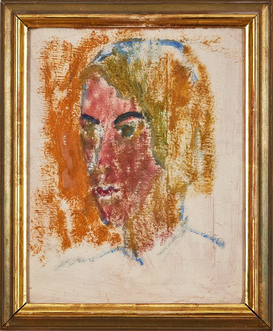IVAN IVARSON. Porträtt av kvinna. — Drawings — Stockholms Auktionsverk Magasin 5