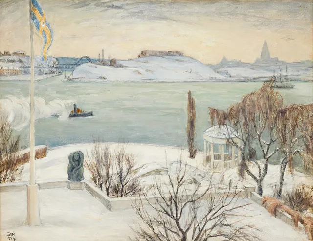 PRINS EUGEN. "Udden i snö".