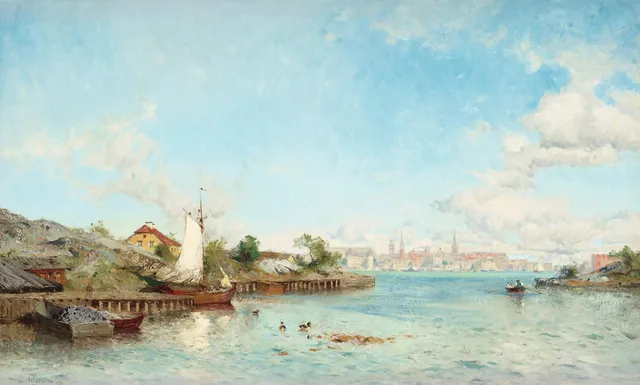 Olof Arborelius, "Stockholm från Mälaren".