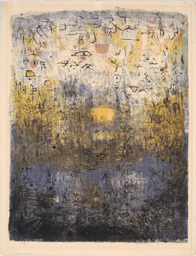 Wou-Ki, Zao — "Forêt perdue" 1955
