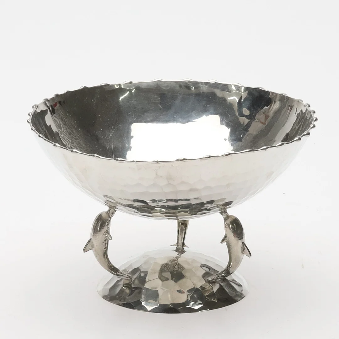 CHRISTER WIDE. SKÅL, tenn, Kolmården. -1993. — Pewter, Brass & Copper — Örebro Stadsauktioner