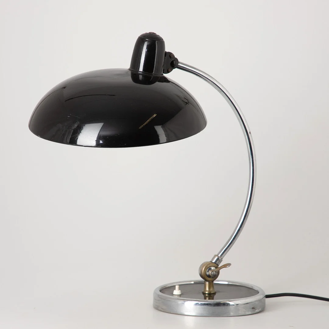 CHRISTIAN DELL. Kaiser Idell Original. Tischlampe '6631', schwarz. — Table Lamps — Stockholms Auktionsverk Hamburg