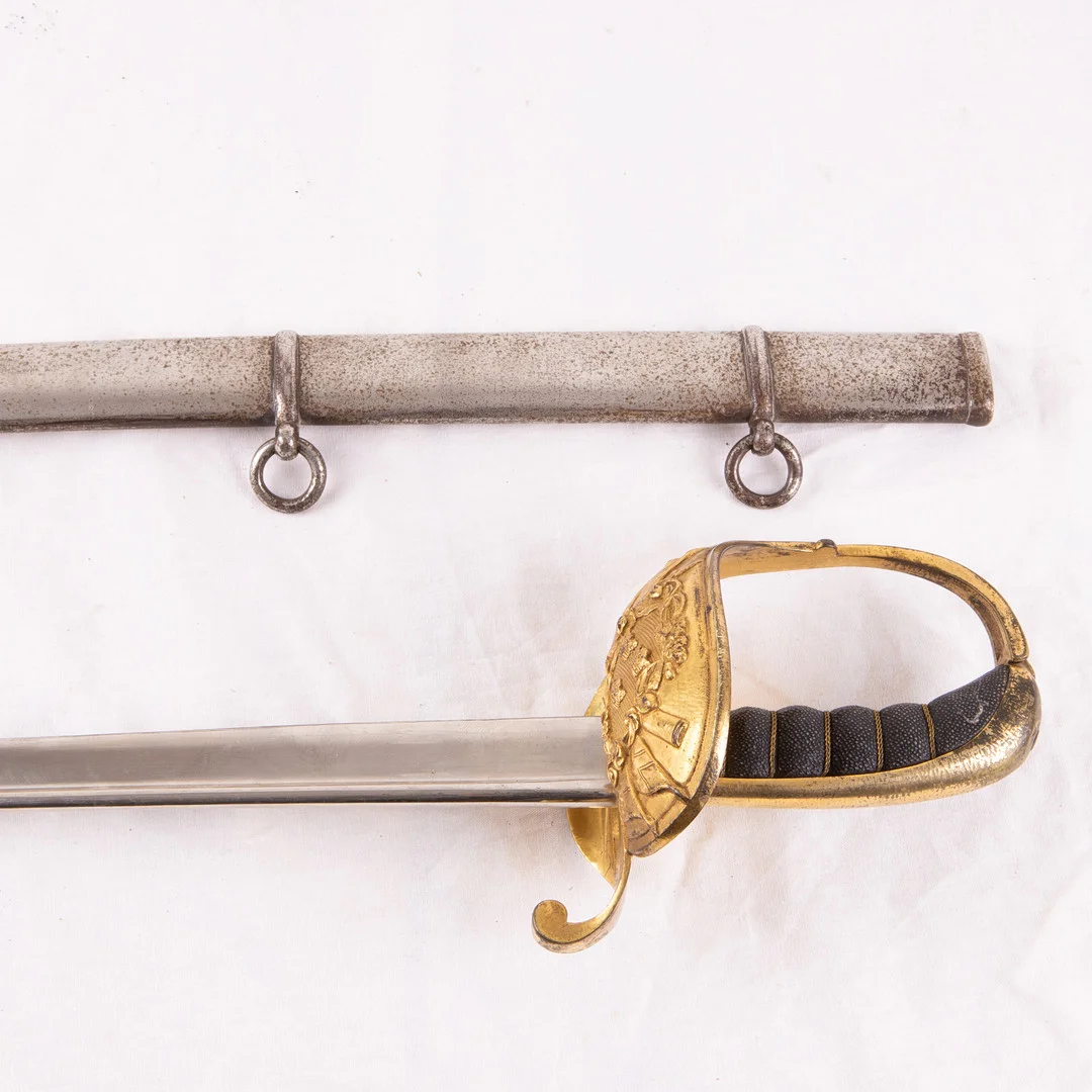 SABEL, för infanteriofficer, Sverige, 1800-tal. — Edged weapons — Kurage Auktion