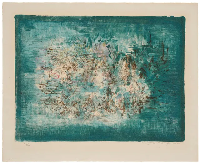 Zao Wou-ki, "Le petit jardin".