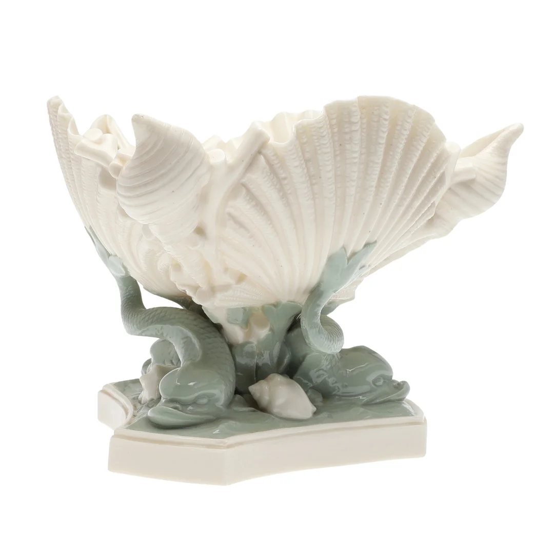 19THC ROYAL WORCESTER SHELL CENTREPIECE. — European — Lawrences Auctioneers