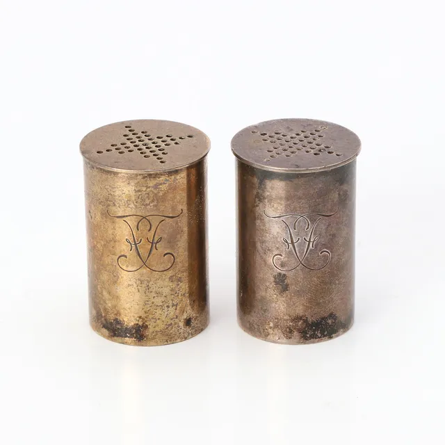 WIWEN NILSSON. SALT- OCH PEPPARKAR. Sterlingsilver. Lund, 1948-49.