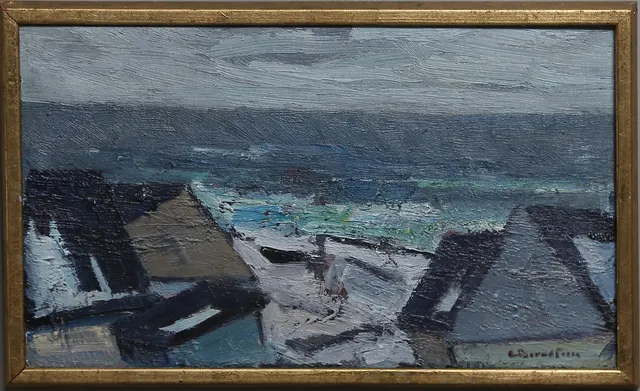CARL BERNDTSSON. Olja på duk, signerad.