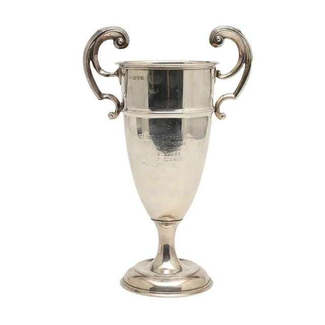 A GEORGE V SILVER TROPHY CUP, ROYAL ENGINEERS.