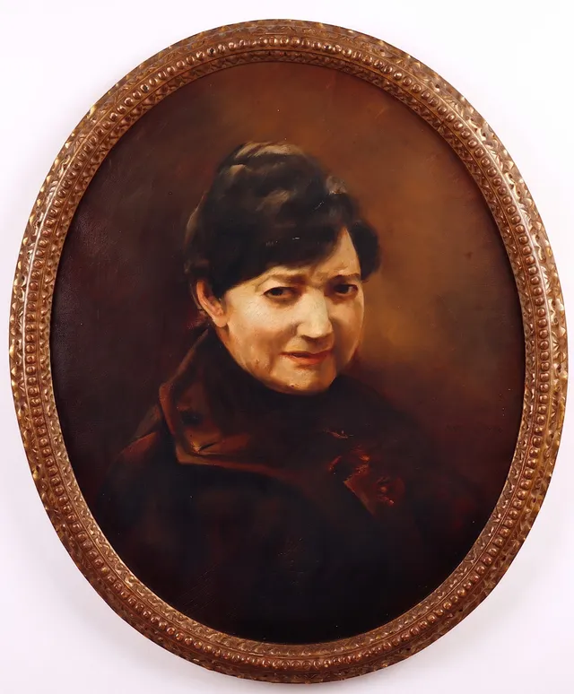JOSEP MARIA MARQUÉS PUIG (1890–1950). Retrato de Rosalía Engracia.