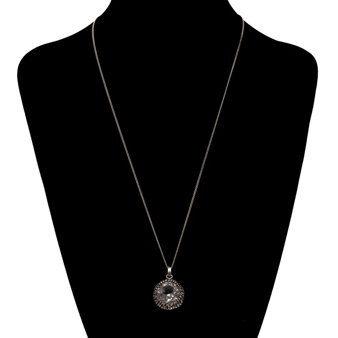 COLLIER, Sterlingsilver, Bergskristall. — Necklace — Garpenhus Auktioner