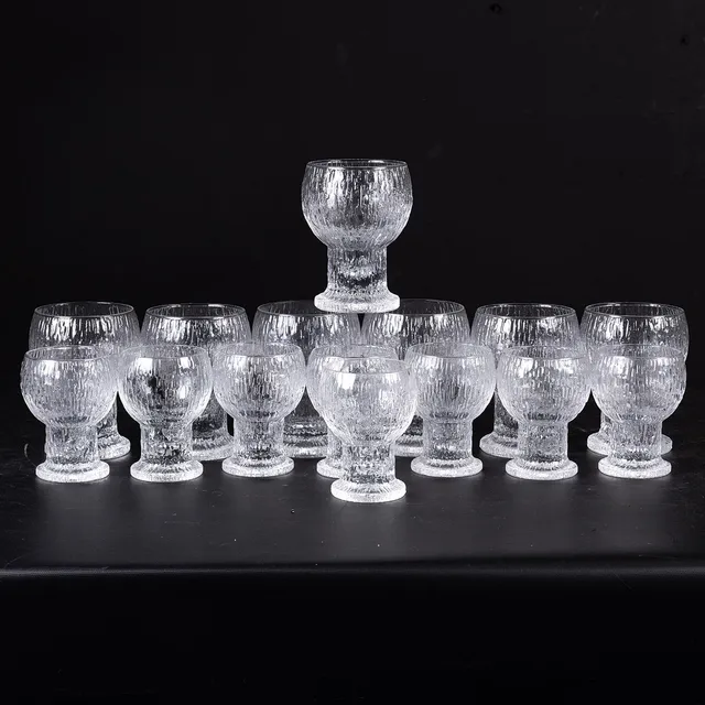 TIMO SARPANEVA. Servisdelar, 15 st " kekkerit" iittala, Finland.