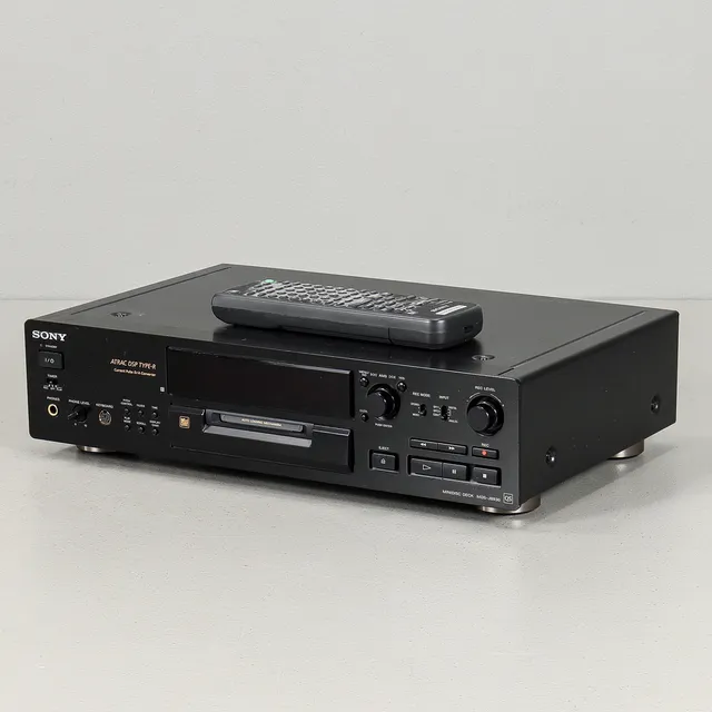 SONY MDS JB930 QS Minidisc-Spelare, Omkring år 2000.