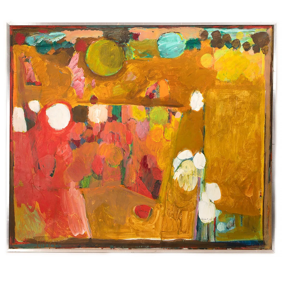 DENICE ZETTERQVIST (1929-2014). Olja på duk, signerad. — Paintings — Stockholms Auktionsverk Göteborg