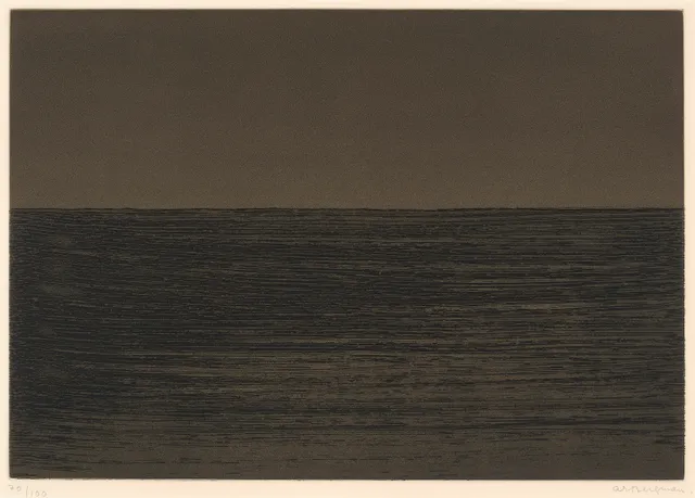 Bergman, Anna-Eva — "G 41-1978 Sort horisont/Horizon noir" 1978