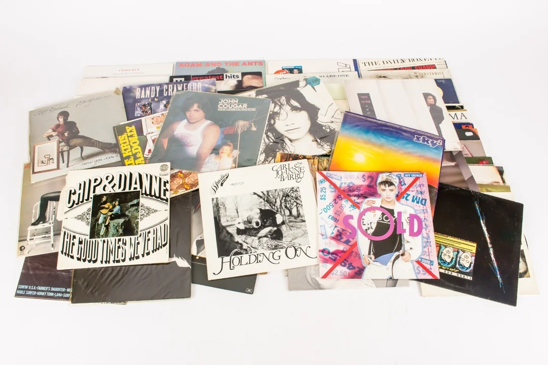 Samling engelske og amerikanske rock LP plader (92) — Hobby and collectibles/Music, musical instruments — Lauritz