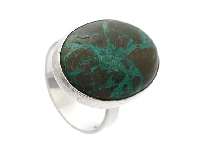 NILS-ERIK FROM, ring, sterlingsilver, cabochonslipad turkos, stl 18 mm, vikt 9,5 g.