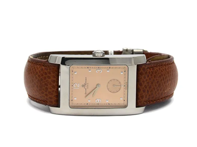 Baume & Mercier, Geneve, Hampton Classic, damur, modell MV045063, snr 2453920, stål, quartz, liten sekundvisare, safirglas, läderband, viklås,