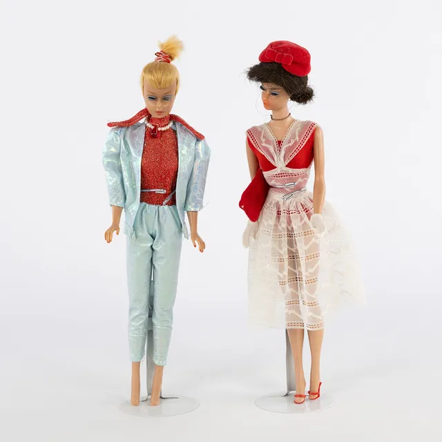 BARBIEDOCKOR, 2 st, Mattel, 1960-tal.