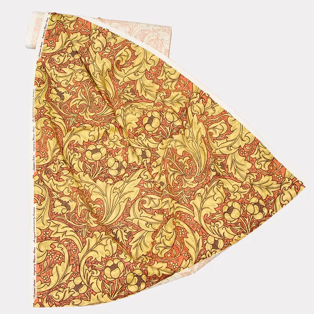 WILLIAM MORRIS. "Bachelors Button", tyg, Sanderson.