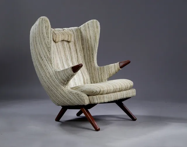 Svend Skipper. Lounge chair/wing chair, teak, Model 91