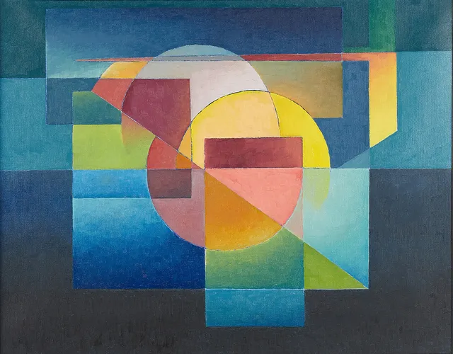 TORKEL DAHLSTEDT (FÖDD 1942). "Diagonal cirkel".