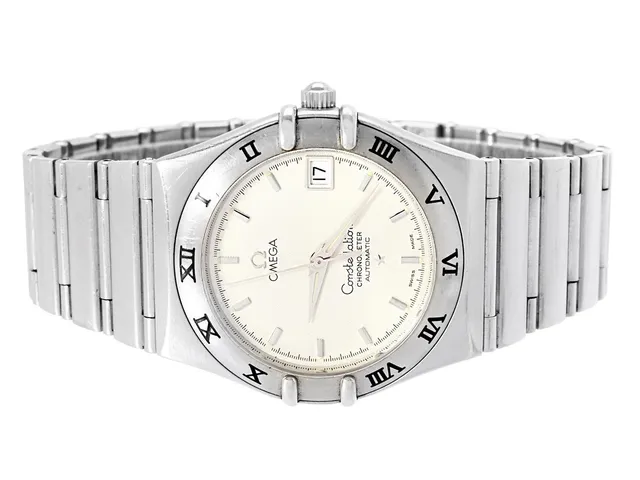 OMEGA, Constellation, Chronometer, Cal 1120, Verk nr. 60480985, Serie nr. 60480985, PIC nr. 1502.30.00, Ref nr. ST 368.1201, Boett nr 368.1201, herrur, 35,5 mm, stål, automatisk, safirglas, datum, integrerad originallänk, viklås, Ref nr. 1551/861, cert, juni 2000.