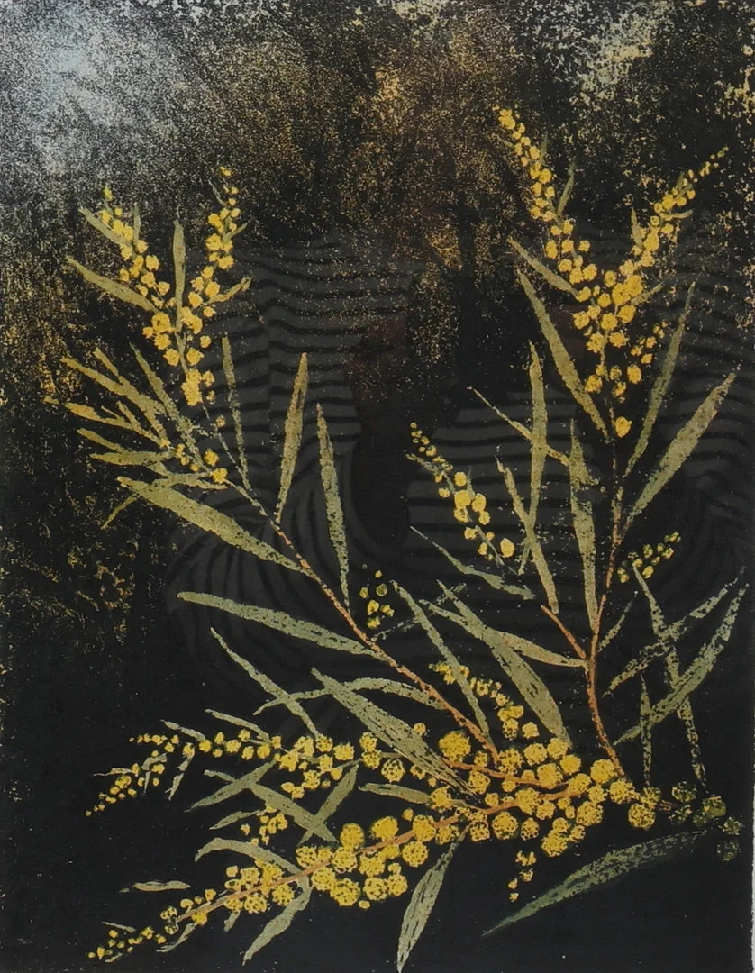 ANNIE BERGMAN. Monogram, signerad, träsnitt, daterad 81, numrerad 7/30. — Engravings & Prints — Gomér & Andersson Jönköping