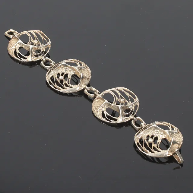 KARL LAINE. Armband, sterlingsilver, Finland, 1970-tal.